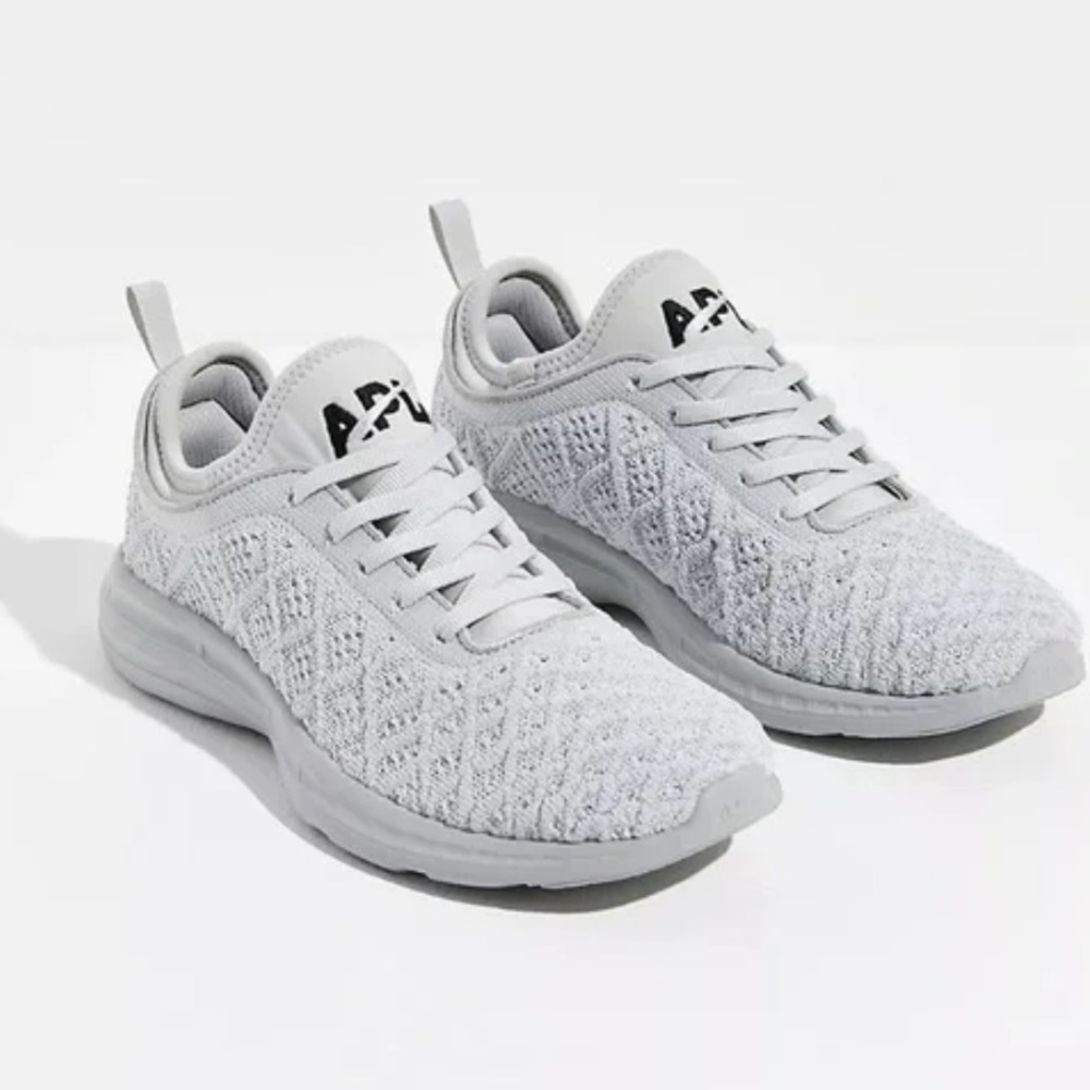 APL Gray Knit Athletic Shoes